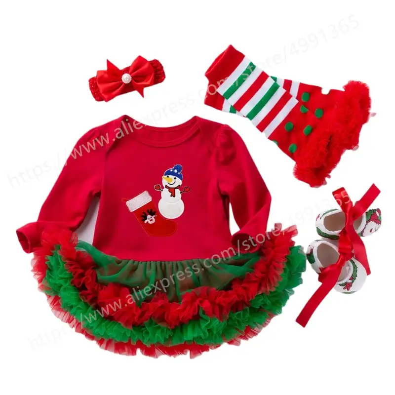 Baby Girl Newborn Lace Princess Christmas Party Dress Gown Xmas Dress Reindeer Santa Clothes Set with Headband Legging Shoes
Baby Girl Newborn Lace Princess Christmas Party Dress Gown Xmas Dress Reindeer Santa Clothes Set with Headband Legging Shoes