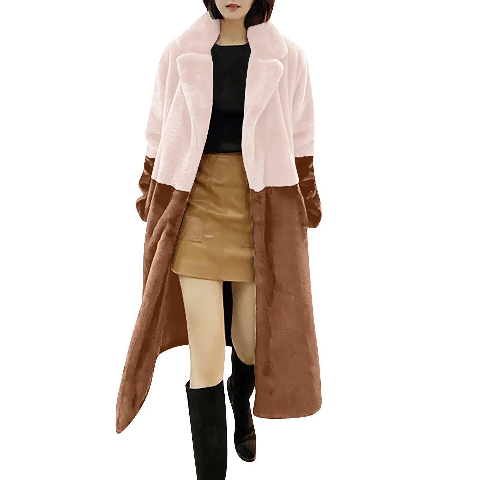 Fashion Autumn Winter Women's Parkas Casual Loose Turn-Down Collar Long Sleeve Long Coat Women Down Jackets sobretudo feminino
Fashion Autumn Winter Women's Parkas Casual Loose Turn-Down Collar Long Sleeve Long Coat Women Down Jackets sobretudo feminino
