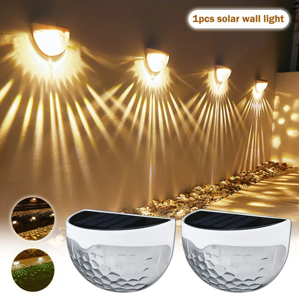 Outdoor Solar Fence Lights Waterproof Solar Powered Deck Lights for Stairs Walkway Patio Garden Pathway Deck Solar Wall Lamps
Outdoor Solar Fence Lights Waterproof Solar Powered Deck Lights for Stairs Walkway Patio Garden Pathway Deck Solar Wall Lamps