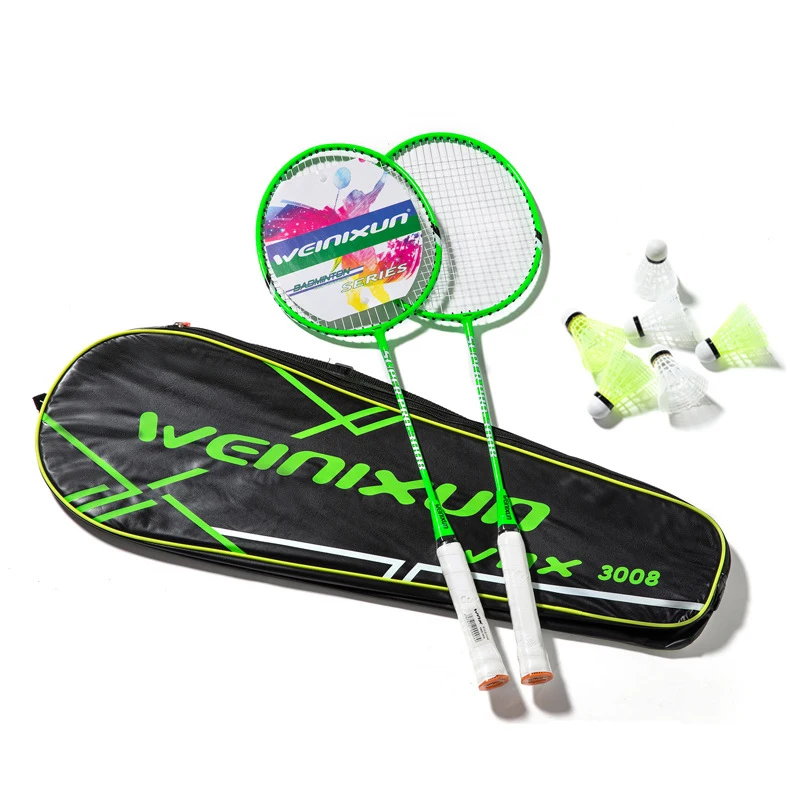 Badminton Racket Adult Suit 2 Pack With Ball Ferroalloy Practice Entertainment Beginners Durable Ball Practice Entertainment
Badminton Racket Adult Suit 2 Pack With Ball Ferroalloy Practice Entertainment Beginners Durable Ball Practice Entertainment