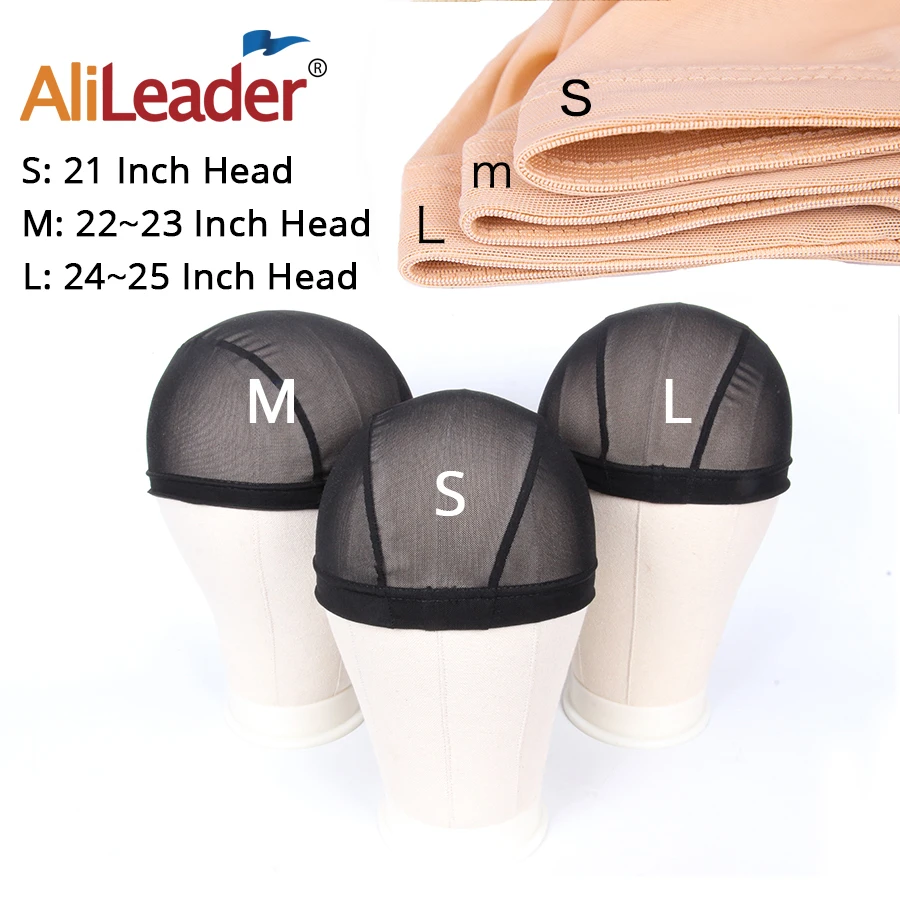 Alileader Cheap Wig Cap Mesh Weave Cap For Making Lace Front Wig Dome Mesh Caps S/M/L Spandex Dome Mesh Cap Glueless Hair Net
Alileader Cheap Wig Cap Mesh Weave Cap For Making Lace Front Wig Dome Mesh Caps S/M/L Spandex Dome Mesh Cap Glueless Hair Net