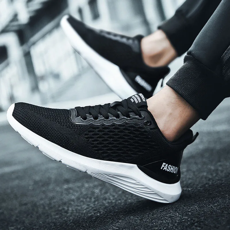 2021 New Men's Running Shoes Breathable Blade Outdoor Sports Shoes Lightweight Sneakers for Men Comfortable Mesh Training Shoes
2021 New Men's Running Shoes Breathable Blade Outdoor Sports Shoes Lightweight Sneakers for Men Comfortable Mesh Training Shoes