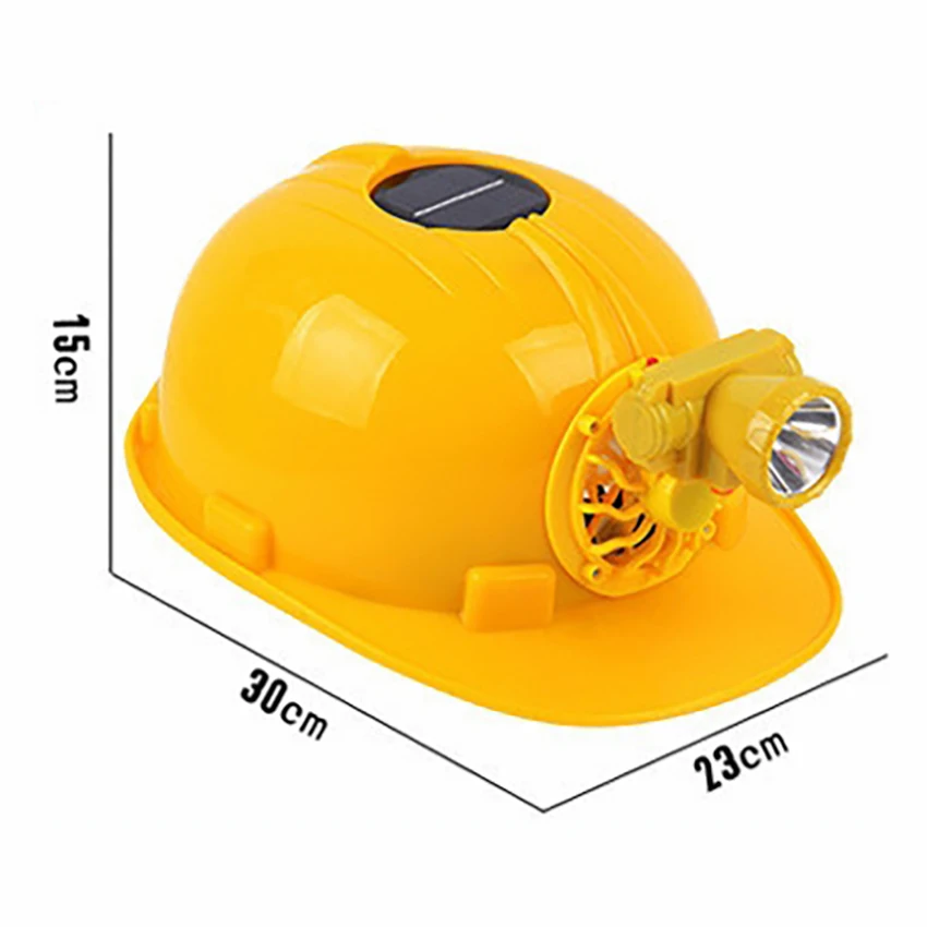 Outdoor Safety Helmet With Solar Power Fan Hard Working Hat High Strength Construction Protective Cap Yellow With Headlight
Outdoor Safety Helmet With Solar Power Fan Hard Working Hat High Strength Construction Protective Cap Yellow With Headlight