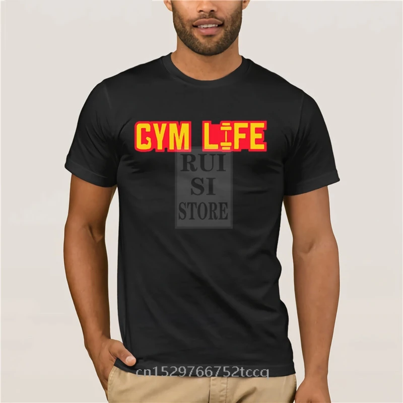 Fashion Mens Short sleeve T Shirt gym life men round neck t shirt black front man's T-shirt
Fashion Mens Short sleeve T Shirt gym life men round neck t shirt black front man's T-shirt