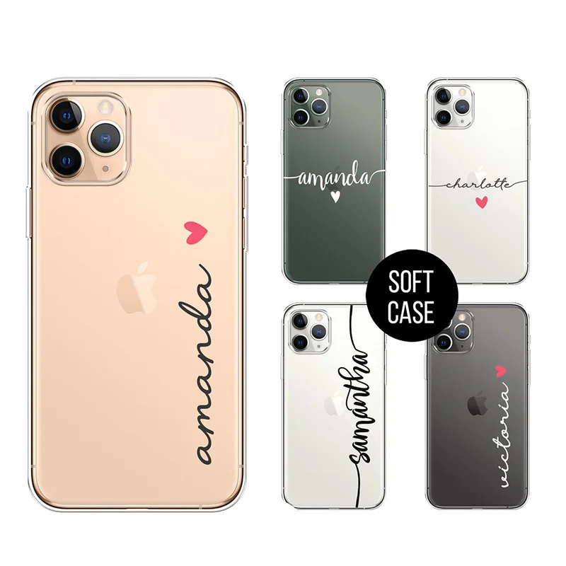 Personalised Phone case hearts custom name initials phone TPU cover For iPhone 13 11 12 14 Pro Max mini 6s Plus 7 8 X Xs max Xr
Personalised Phone case hearts custom name initials phone TPU cover For iPhone 13 11 12 14 Pro Max mini 6s Plus 7 8 X Xs max Xr