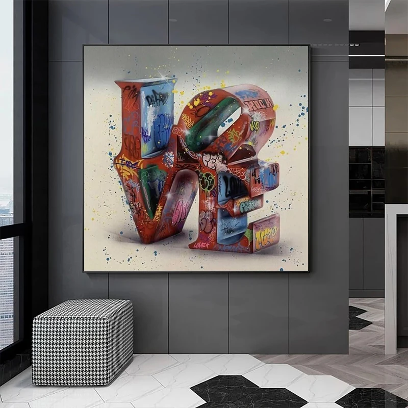 LOVE Graffiti Letter Canvas Poster and Prints Painting Wall Art Modern Style Decorative Picture Bedroom Home Decor Mural 
LOVE Graffiti Letter Canvas Poster and Prints Painting Wall Art Modern Style Decorative Picture Bedroom Home Decor Mural