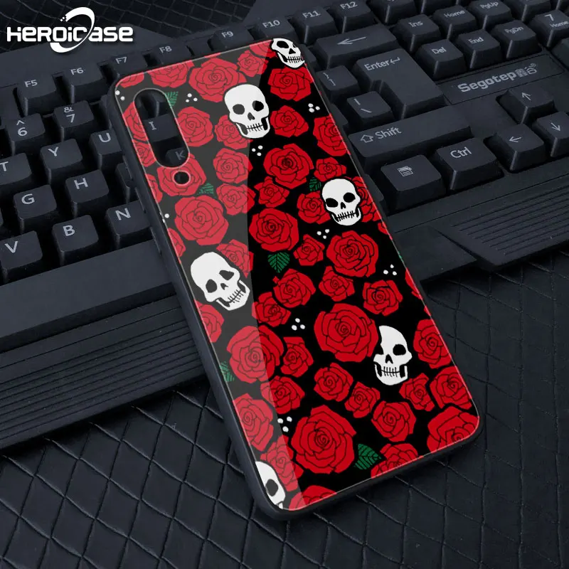 Чехол для Redmi note 8 Pro T, закаленное стекло с рисунком Розы и черепа, Жесткий Чехол из ТПУ, мягкий черный чехол для Xiaomi CC9e 9 8 se, 7, 6, K20
Чехол для Redmi note 8 Pro T, закаленное стекло с рисунком Розы и черепа, Жесткий Чехол из ТПУ, мягкий черный чехол для Xiaomi CC9e 9 8 se, 7, 6, K20