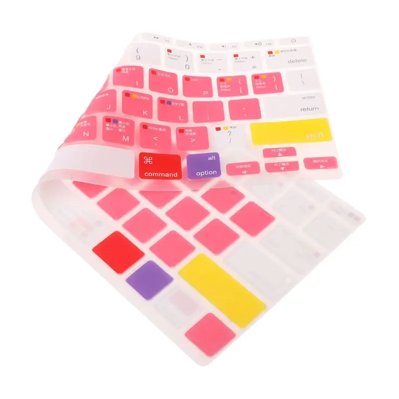 Universal Colorful Silicone Keyboard Skin Cover Sticker for 13" 15" 17" MacBook Laptop Notebook Protector
Universal Colorful Silicone Keyboard Skin Cover Sticker for 13" 15" 17" MacBook Laptop Notebook Protector
