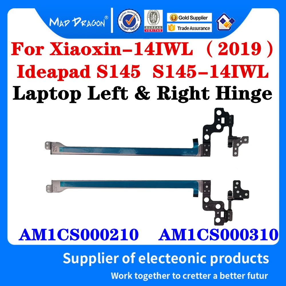 

Новый AM1CS000210 AM1CS000310 для Lenovo Ideapad S145 искусственная (2019) ноутбука, ЖК-петли, левый и правый шарнир
