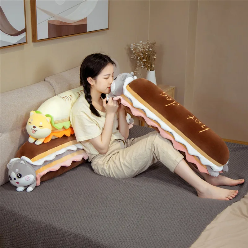 Cartoon Cute Shiba Inu Plush Toy Hot Dog Long Fluffy Pillow Stuffed Animal Husky Doll Bedroom Decor Food Toys Creative Gift
Cartoon Cute Shiba Inu Plush Toy Hot Dog Long Fluffy Pillow Stuffed Animal Husky Doll Bedroom Decor Food Toys Creative Gift