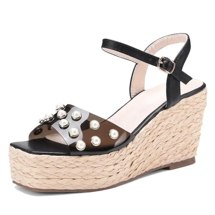 High Heel Sandal for Women Female Shoe Large Size 2021 Summer Clogs Wedge Open Toe High-heeled Girls Big Studded Platform New Pe
High Heel Sandal for Women Female Shoe Large Size 2021 Summer Clogs Wedge Open Toe High-heeled Girls Big Studded Platform New Pe
