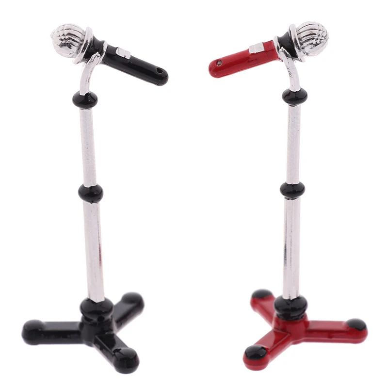 1:12 Scale Doll House Cute Mini Metal Microphone Model Dollhouse Miniature Furniture Accessories
1:12 Scale Doll House Cute Mini Metal Microphone Model Dollhouse Miniature Furniture Accessories