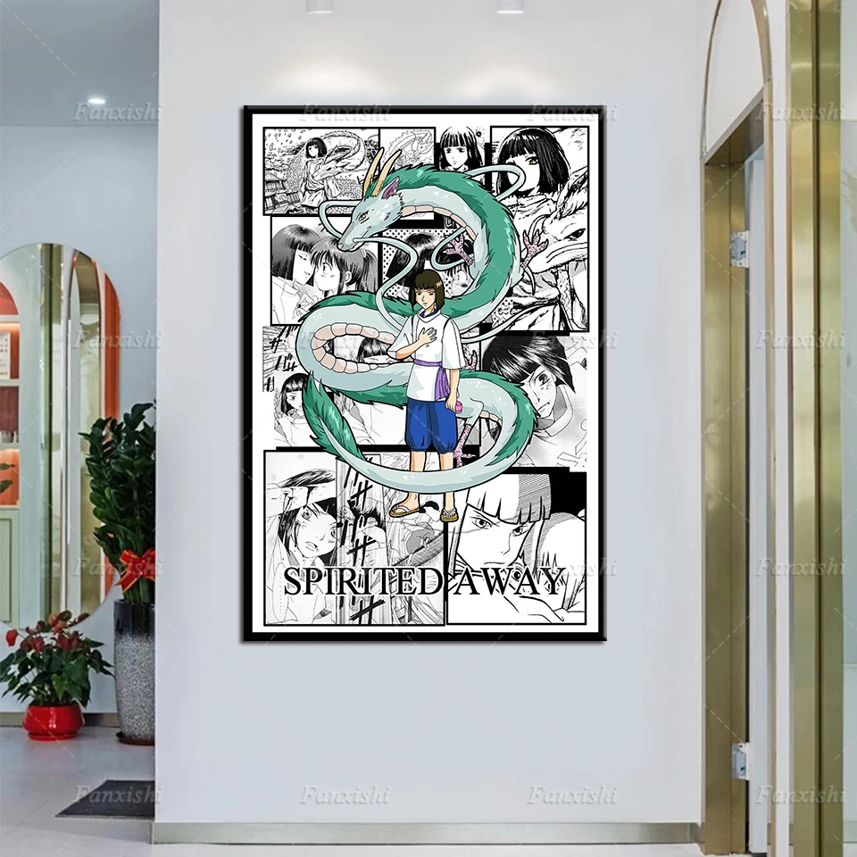 Spirited Away Haku Anime Canvas Poster Nordic Home Bedroom Decor Prints Pictures Modern Living Room Wall Cuadros Painting Gift
Spirited Away Haku Anime Canvas Poster Nordic Home Bedroom Decor Prints Pictures Modern Living Room Wall Cuadros Painting Gift