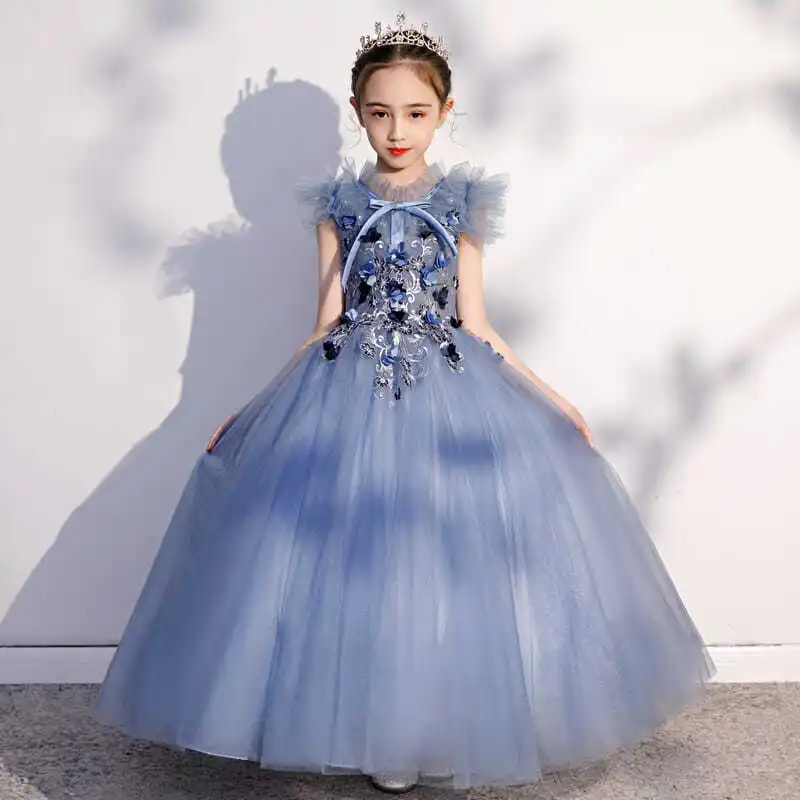 2021 Kids Elegant Cute Sleeveless Princess Ball Gowns Dress for Girls Children Clothing Wedding Evening Party Long Dresses C68
2021 Kids Elegant Cute Sleeveless Princess Ball Gowns Dress for Girls Children Clothing Wedding Evening Party Long Dresses C68