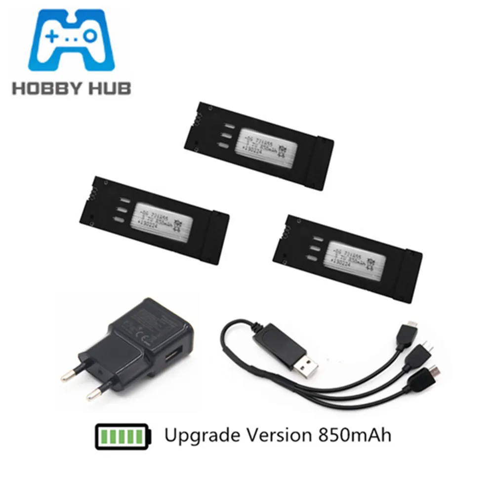 3.7v 850mAh Lipo Battery + 3 in 1 Usb Charger Set for E58 S168 JY019 RC Drone Quadcopter Spare Parts 3.7v 721855 Battery 1-3pcs
3.7v 850mAh Lipo Battery + 3 in 1 Usb Charger Set for E58 S168 JY019 RC Drone Quadcopter Spare Parts 3.7v 721855 Battery 1-3pcs