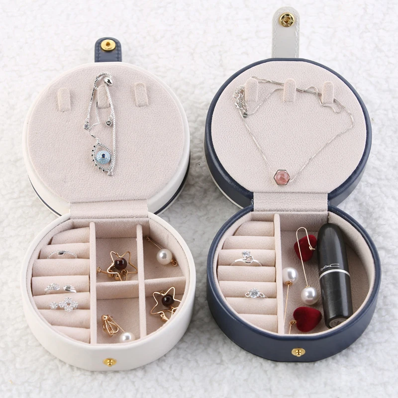 Portable Jewelry Box Container Leather Jewelry Storage Box Necklace Case Earring Jewelry Organizer Display Box Makeup Organizer
Portable Jewelry Box Container Leather Jewelry Storage Box Necklace Case Earring Jewelry Organizer Display Box Makeup Organizer