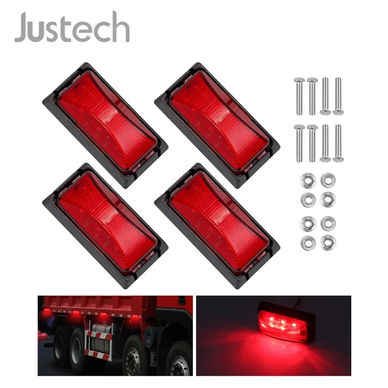 Justech 4 шт. Водонепроницаемый Боковой габаритный фонарь светильник 6 светодиодный e-помечено Габаритные огни светильник s 12v/24v индикатор полож...
Justech 4 шт. Водонепроницаемый Боковой габаритный фонарь светильник 6 светодиодный e-помечено Габаритные огни светильник s 12v/24v индикатор полож...