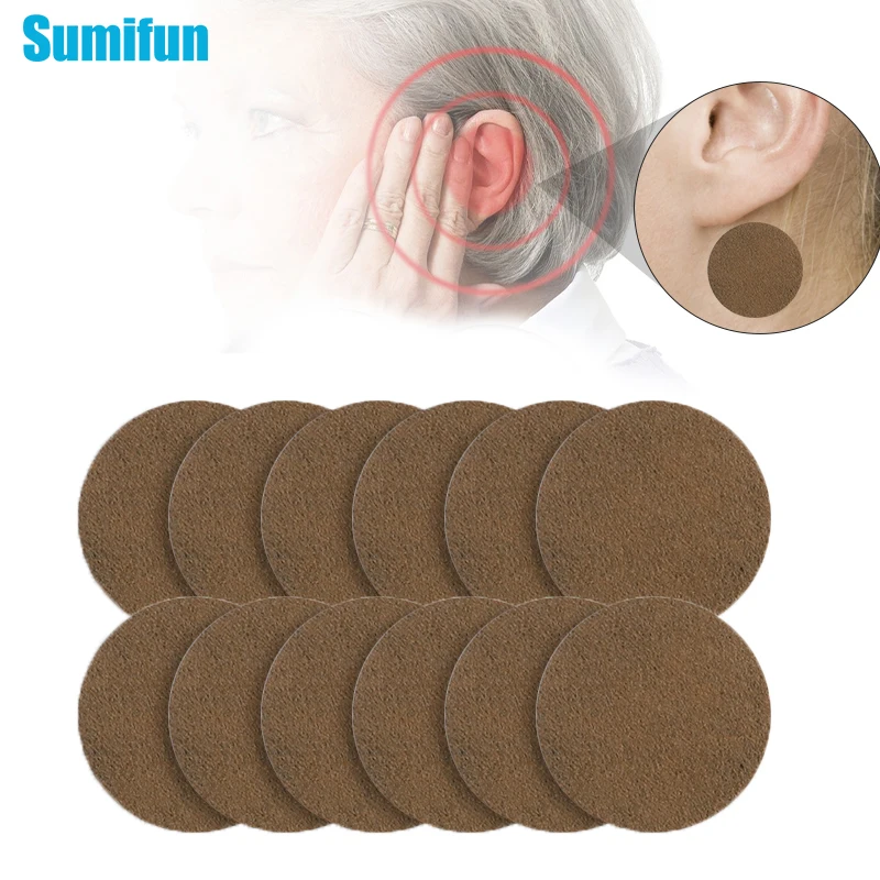 

12Pcs Natural Herbal Ear Tinnitus Patches Cure Hearing Loss and Deafness Multiple Sclerosis Treatment Health Care Plaster