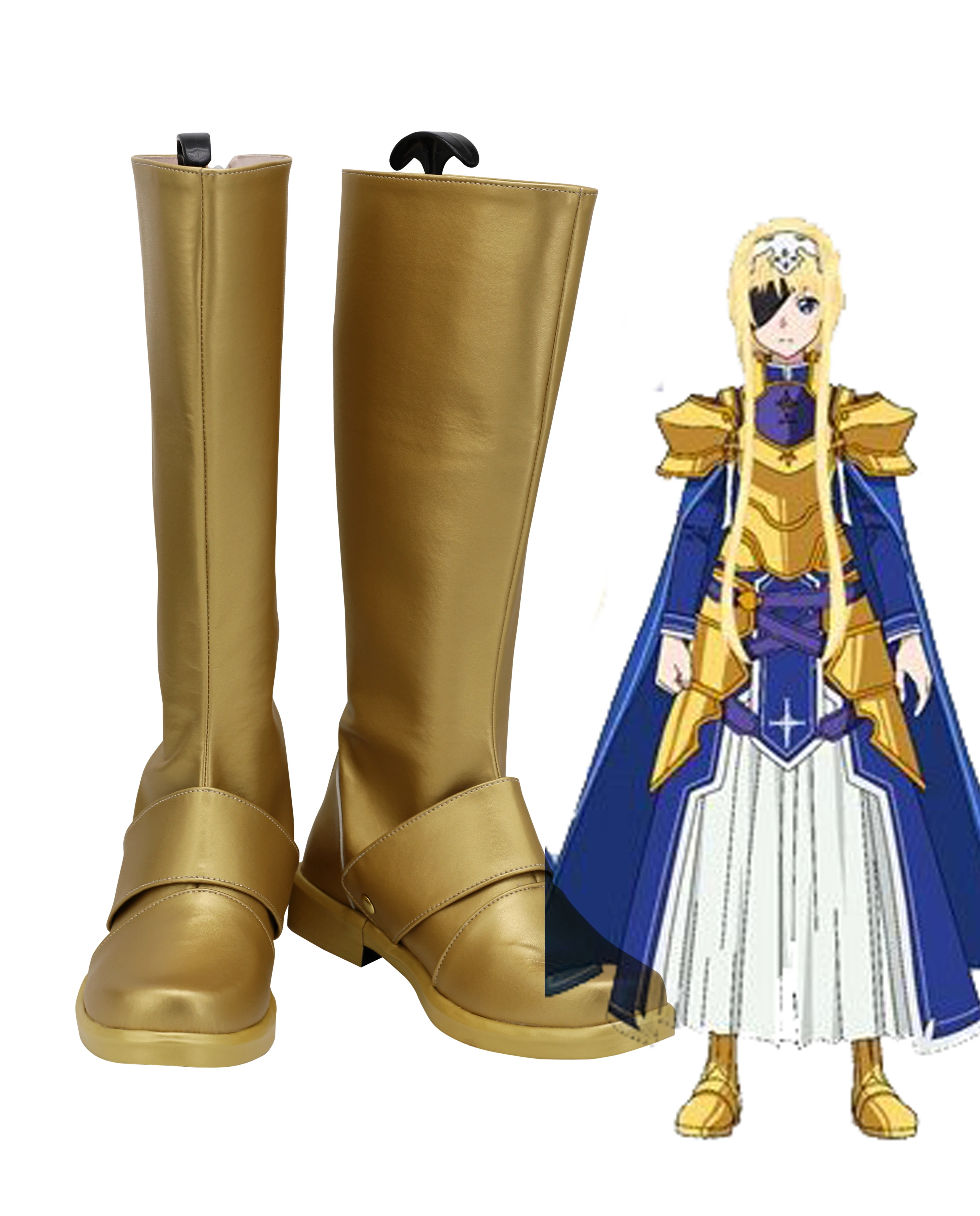 Sword Art Online Cosplay Shoes SAO Alice Zuberg Cosplay Golden Boots Shoes Halloween Costume Custom Made
Sword Art Online Cosplay Shoes SAO Alice Zuberg Cosplay Golden Boots Shoes Halloween Costume Custom Made
