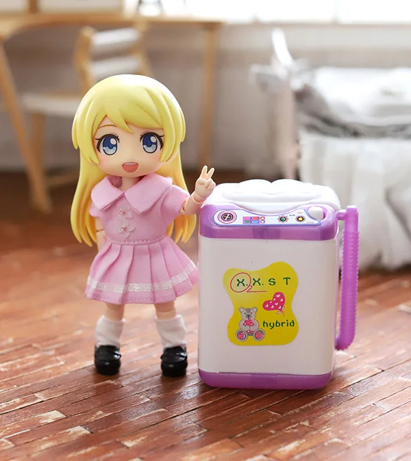 OB11 doll house accessories Mini washing machine for 1/12 1/8 BJD ob11 cu-poche GSC Clay doll accessories 
OB11 doll house accessories Mini washing machine for 1/12 1/8 BJD ob11 cu-poche GSC Clay doll accessories