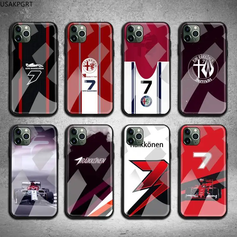 Kimi Raikkonen KR7 Phone Case Tempered Glass For iPhone 12 11 Pro Max Mini XR XS MAX 8 X 7 6S 6 Plus SE 2020 cover 
Kimi Raikkonen KR7 Phone Case Tempered Glass For iPhone 12 11 Pro Max Mini XR XS MAX 8 X 7 6S 6 Plus SE 2020 cover