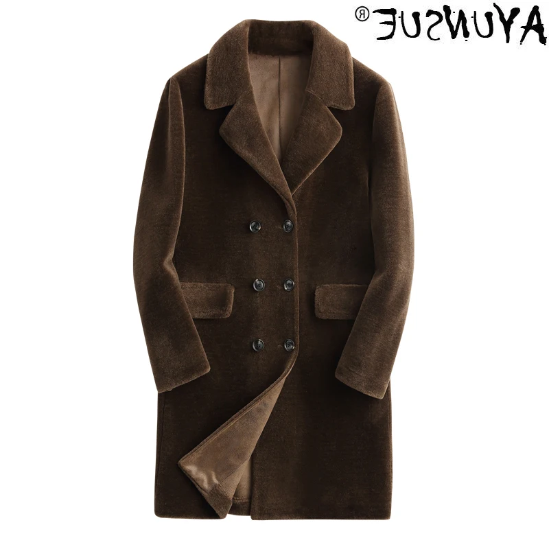 Leather fast - authentic men's jacket, 100% wool long coat, shearer, large size coat, 5XL
Leather fast - authentic men's jacket, 100% wool long coat, shearer, large size coat, 5XL