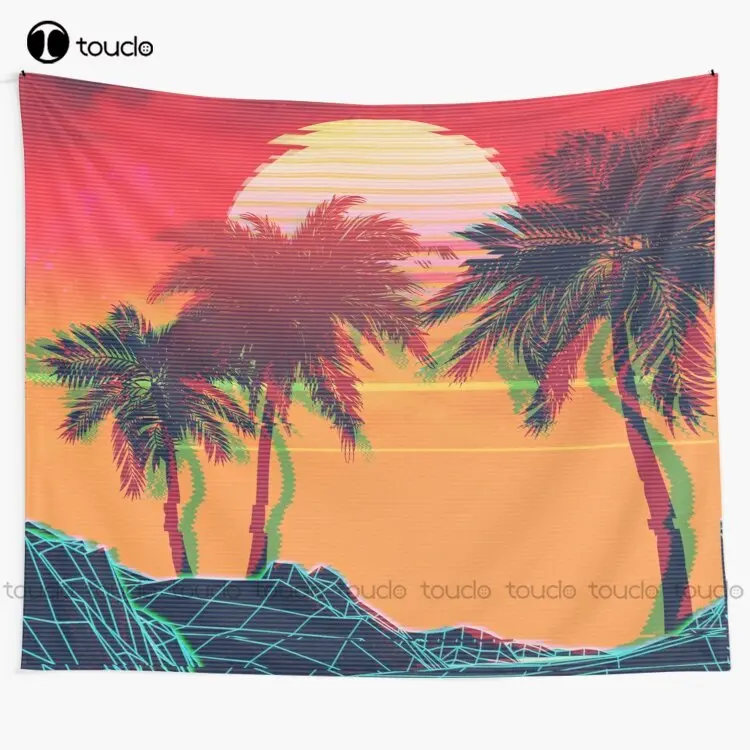 New Vaporwave Landscape With Rocks And Palms Tapestry Wall Funny Tapestry Blanket Tapestry Bedroom Bedspread Decoration
New Vaporwave Landscape With Rocks And Palms Tapestry Wall Funny Tapestry Blanket Tapestry Bedroom Bedspread Decoration