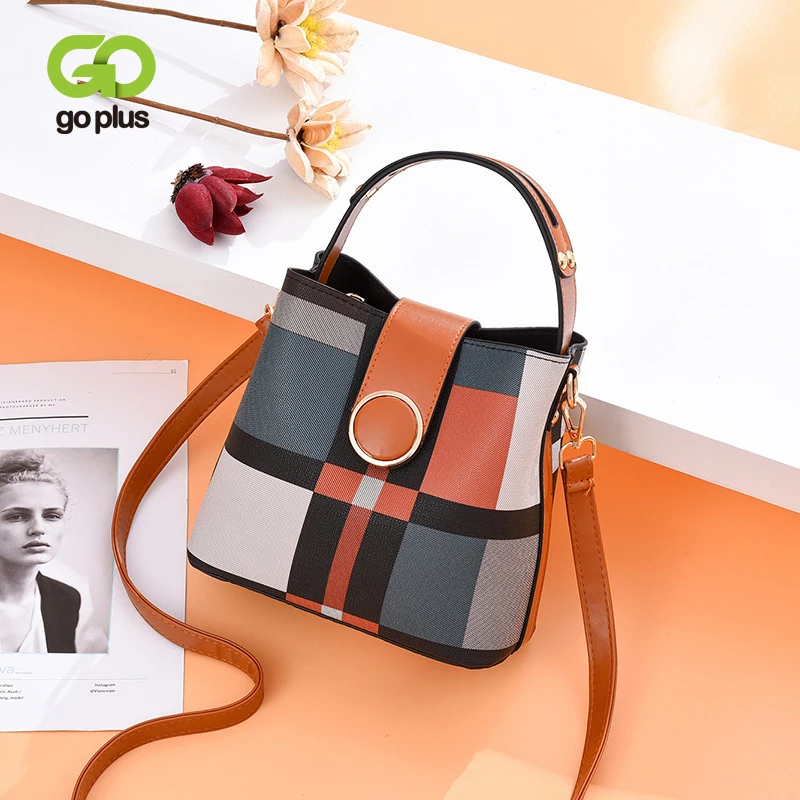 GOPLUS Bucket Plaid Women's Bag 2021 Fashion Luxury Designer Handbag PU Leather Hasp Shoulder Female Shopper Bolsa Feminina
GOPLUS Bucket Plaid Women's Bag 2021 Fashion Luxury Designer Handbag PU Leather Hasp Shoulder Female Shopper Bolsa Feminina