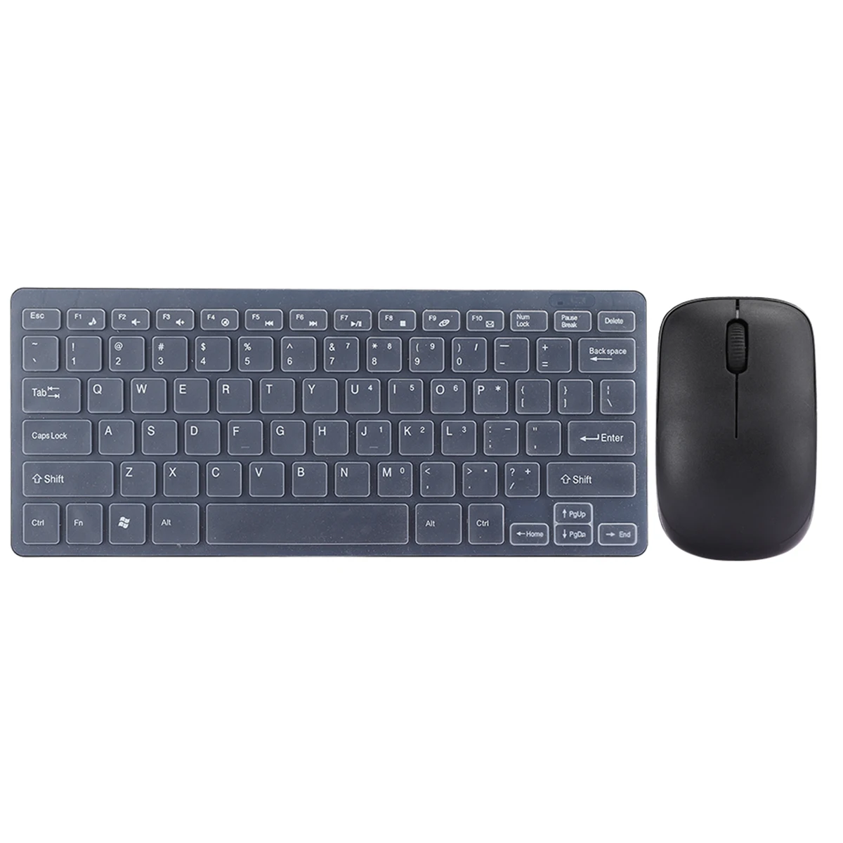 2.4G Wireless Keyboard Mouse Set with Keypad Protector USB Receiver for Notebook Office Gaming
2.4G Wireless Keyboard Mouse Set with Keypad Protector USB Receiver for Notebook Office Gaming