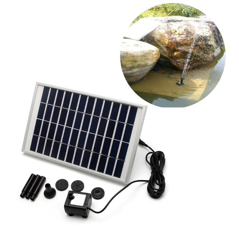 L9BE 12V/5W Solar Fountain Garden Water Pump For Landscape Pool Maximum Flow 380L/h
L9BE 12V/5W Solar Fountain Garden Water Pump For Landscape Pool Maximum Flow 380L/h