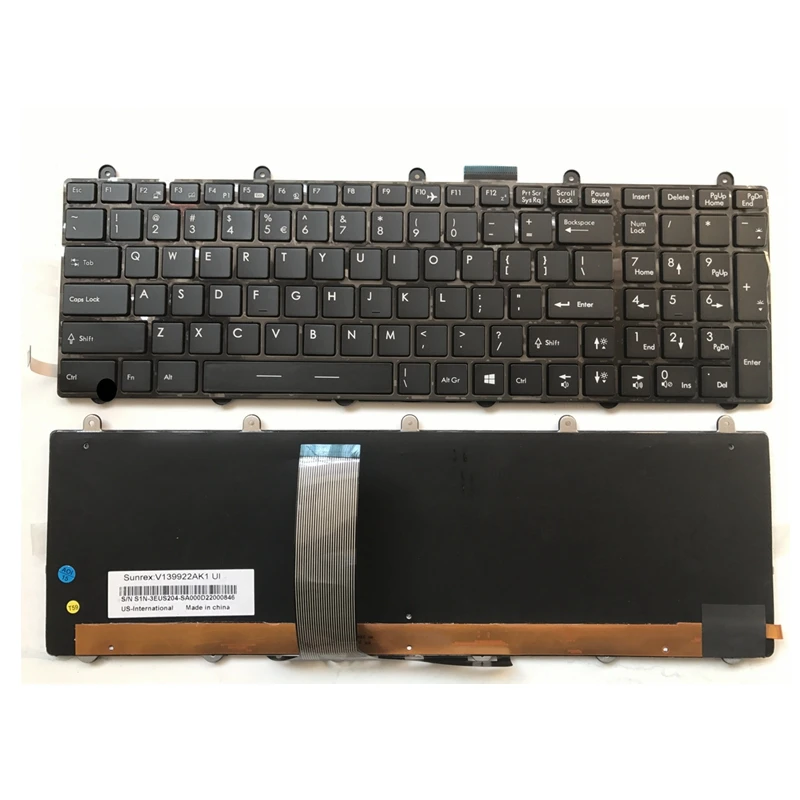 Новый для MSI GP60 GP70 CR70 CR61 CX61 CX70 CR60 GE70 GE60 GT60 GT70 GX60 GX70 0NC 0ND 0NE 2OC MS-1762 клавиатуры полный RGB