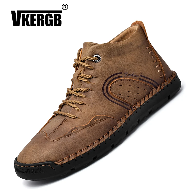 VKERGB Winter Leather Men'S Warm Ankle Boots Non-Slip Sneaker Shoes Spring And Autumn Hiking Camping Shoes Soft Flat Boots Big48
VKERGB Winter Leather Men'S Warm Ankle Boots Non-Slip Sneaker Shoes Spring And Autumn Hiking Camping Shoes Soft Flat Boots Big48