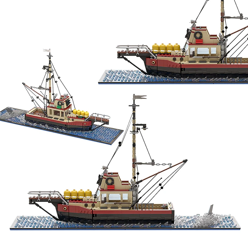 MOC Sea Vehicles Bricks Ship Series Building Blocks Fishing Boat Model DIY Assembly Toys For Adult Childrens Kids Birthday Gifts
MOC Sea Vehicles Bricks Ship Series Building Blocks Fishing Boat Model DIY Assembly Toys For Adult Childrens Kids Birthday Gifts