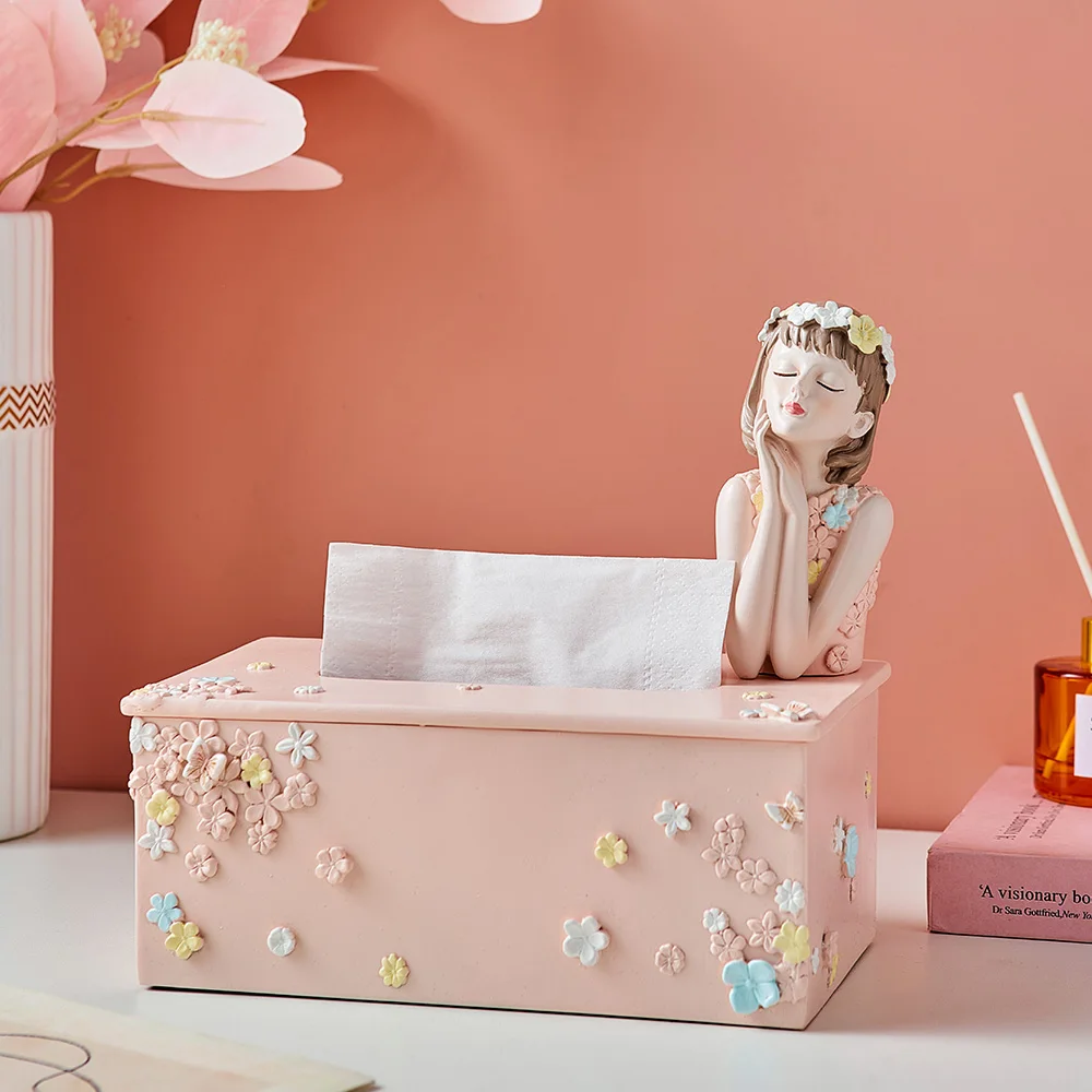 Pink Tissue Box Holder Cute Girl Tissue Holder Storage Box Storage Tank Desktop Organizer Modern Home Decor Desk Accessories
Pink Tissue Box Holder Cute Girl Tissue Holder Storage Box Storage Tank Desktop Organizer Modern Home Decor Desk Accessories