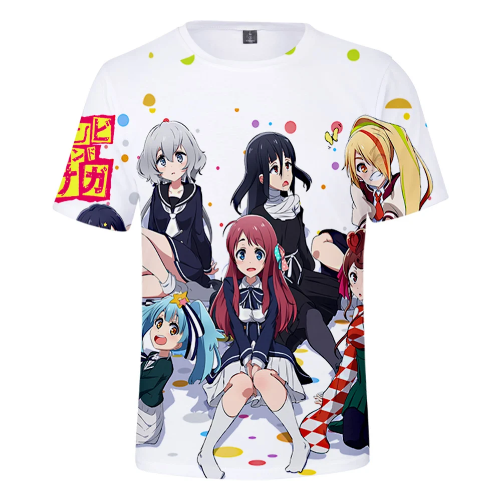 Zombie land saga 3D Printed T-shirts Women/Men Fashion Summer Short Sleeve Tshirts Hot Sale Casual Streetwear Clothes
Zombie land saga 3D Printed T-shirts Women/Men Fashion Summer Short Sleeve Tshirts Hot Sale Casual Streetwear Clothes