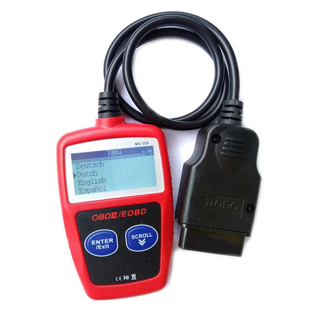 Считыватель кодов OBD2 MS309, сканер с цифровым ЖК-дисплеем, диагностический инструмент для автомобильного двигателя OBDII, анализатор светильник...
Считыватель кодов OBD2 MS309, сканер с цифровым ЖК-дисплеем, диагностический инструмент для автомобильного двигателя OBDII, анализатор светильник...