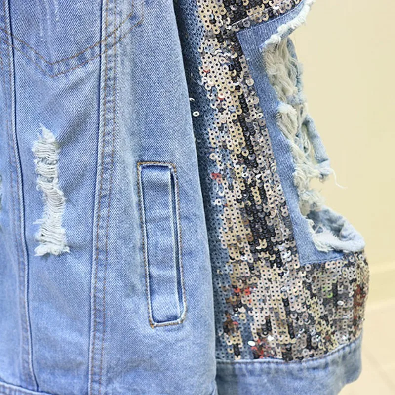 Новинка брендовая джинсовая куртка в готическом стиле хип-хоп панк для женщин