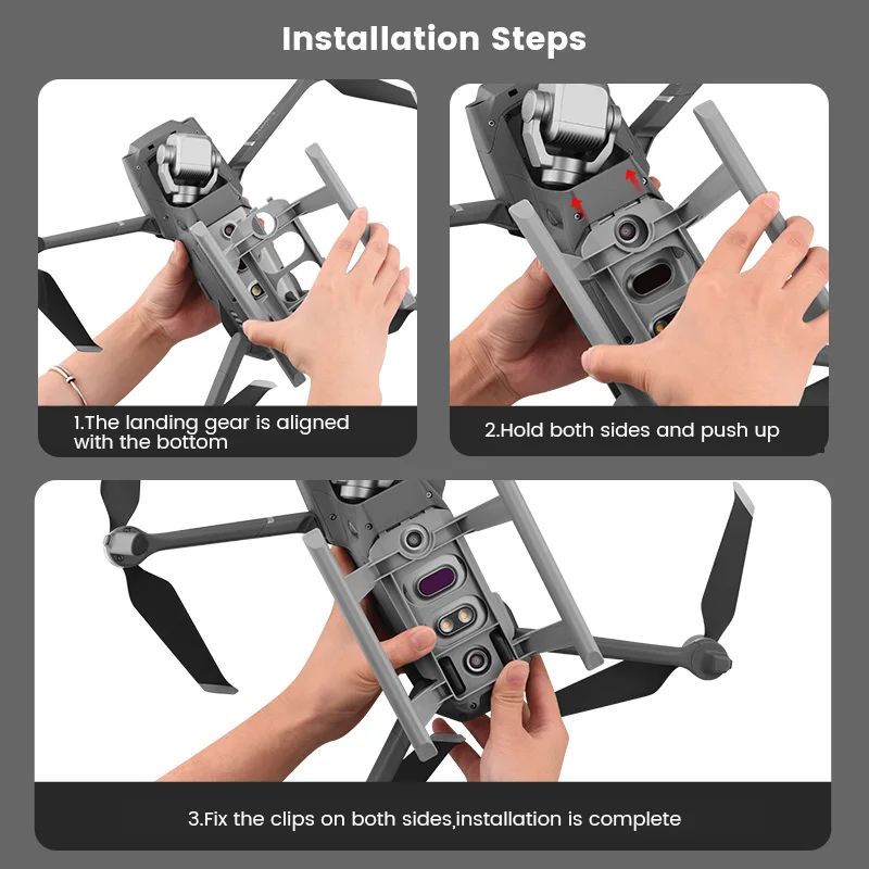 Mavic 2 Landing Gear Easy Install Height Extended Leg Protector Quick Release Feet Extensions for DJI Mavic 2 Drone Accessories
Mavic 2 Landing Gear Easy Install Height Extended Leg Protector Quick Release Feet Extensions for DJI Mavic 2 Drone Accessories