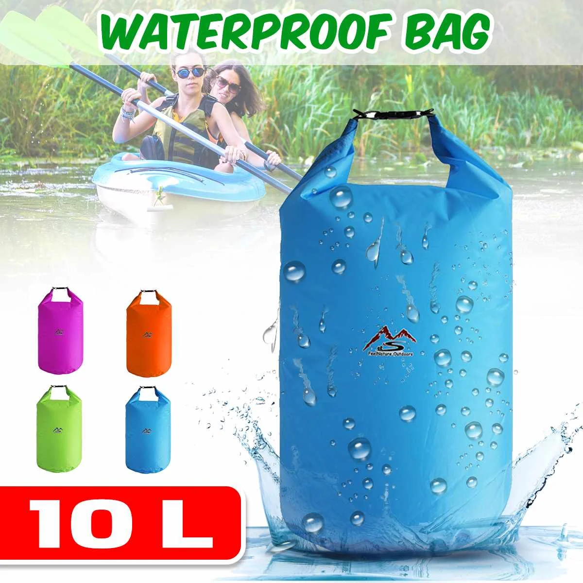 5L 10L Waterproof Dry Bag Pack Sack Swimming Rafting Kayaking River Trekking Floating Sailing Canoeing Boating Water Resistance
5L 10L Waterproof Dry Bag Pack Sack Swimming Rafting Kayaking River Trekking Floating Sailing Canoeing Boating Water Resistance