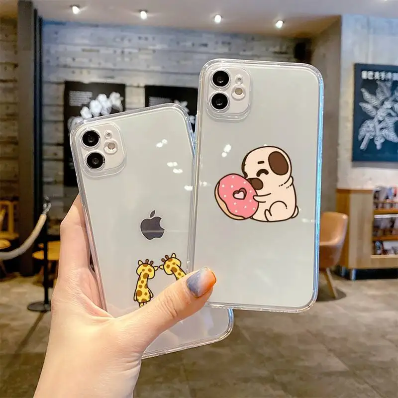 Cute Cartoon Animal Phone Case For iphone 5s 6 7 8 11 12 plus xsmax xr pro mini se soft Transparent TPU Cover Fundas
Cute Cartoon Animal Phone Case For iphone 5s 6 7 8 11 12 plus xsmax xr pro mini se soft Transparent TPU Cover Fundas