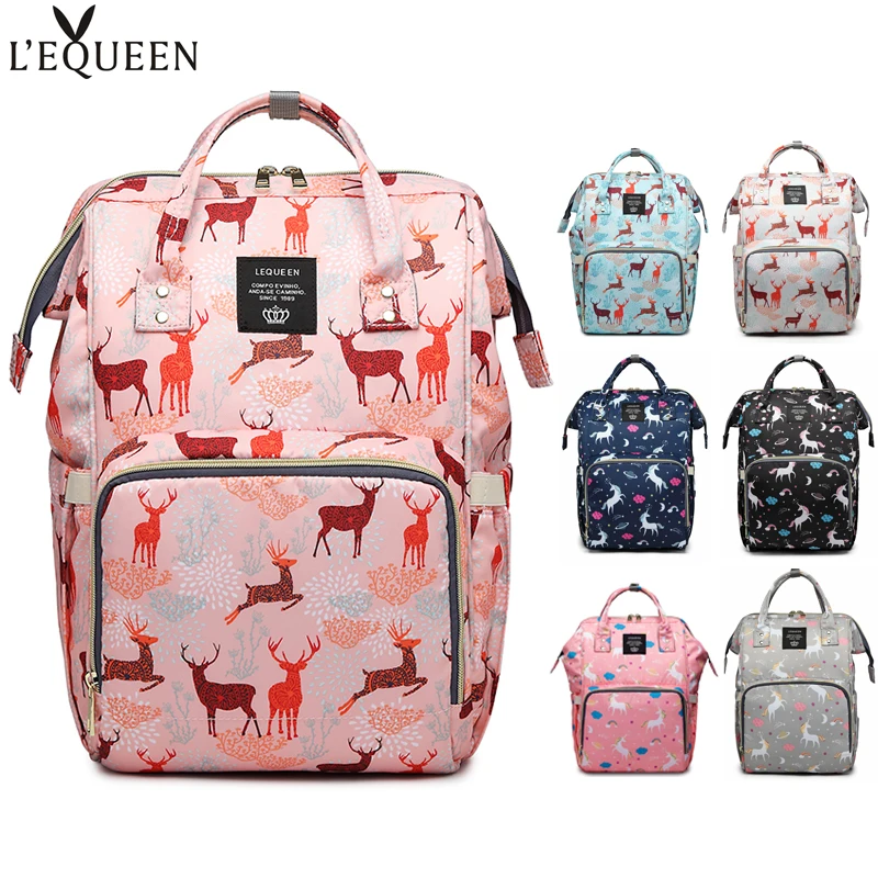 LEQUEEN Large Capacity Mummy Diaper Bag Maternity Nappy Bag Travel Backpack Nursing Bag for Baby Care Women's Fashion Bag bolsos
LEQUEEN Large Capacity Mummy Diaper Bag Maternity Nappy Bag Travel Backpack Nursing Bag for Baby Care Women's Fashion Bag bolsos
