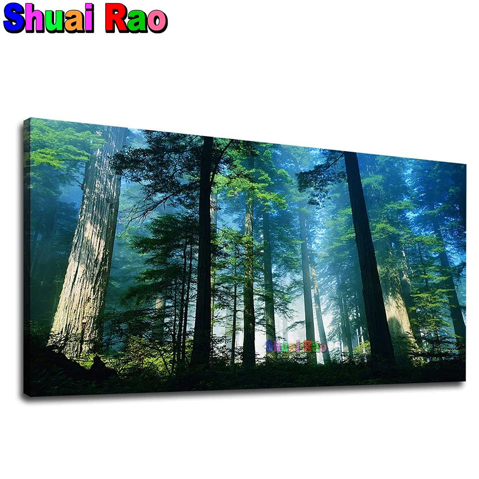 Large 5D DIY Diamond Painting Misty Woods Forest Tree cross stitch 3d pattern diamond embroidery Sale mosaic Home Decoration
Large 5D DIY Diamond Painting Misty Woods Forest Tree cross stitch 3d pattern diamond embroidery Sale mosaic Home Decoration