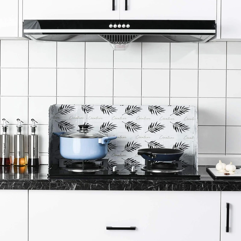 Kitchen Aluminum Foil Oil Baffle Splash Proof Aluminum Film Oil Separator Ensure No Grease Splash Suitable Burners Of Any Size
Kitchen Aluminum Foil Oil Baffle Splash Proof Aluminum Film Oil Separator Ensure No Grease Splash Suitable Burners Of Any Size