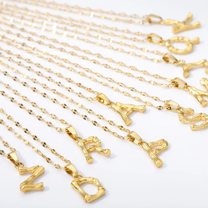 A-Z Big Letter Script Name Initial Alphabet Pendant Necklace Luxury Exaggerated Metal Letter Chain Charm Necklace For Women
A-Z Big Letter Script Name Initial Alphabet Pendant Necklace Luxury Exaggerated Metal Letter Chain Charm Necklace For Women