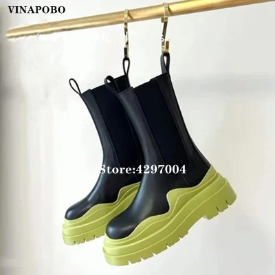 New Luxury Chelsea Boots Women Leather Ladies Boots Chunky Winter Shoes Platform Ankle Boots Slip On Thick Heel Brand Designer
New Luxury Chelsea Boots Women Leather Ladies Boots Chunky Winter Shoes Platform Ankle Boots Slip On Thick Heel Brand Designer