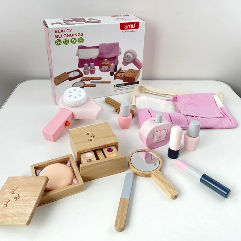 Girls Toy 12 Pcs Beautiful Makeup Set Pretend Play Kid Salon Make Up Toys Simulation Wooden Toy For Girls Dressing Cosmetic
Girls Toy 12 Pcs Beautiful Makeup Set Pretend Play Kid Salon Make Up Toys Simulation Wooden Toy For Girls Dressing Cosmetic