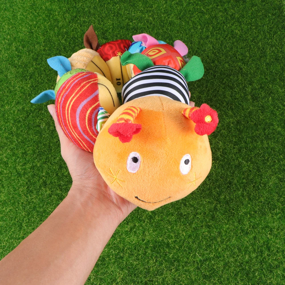 1PC Cartoon Stuffed Animal Hand Rattle Toys Educational Development Toys Caterpillar Pattern with Height Scale for Baby 
1PC Cartoon Stuffed Animal Hand Rattle Toys Educational Development Toys Caterpillar Pattern with Height Scale for Baby
