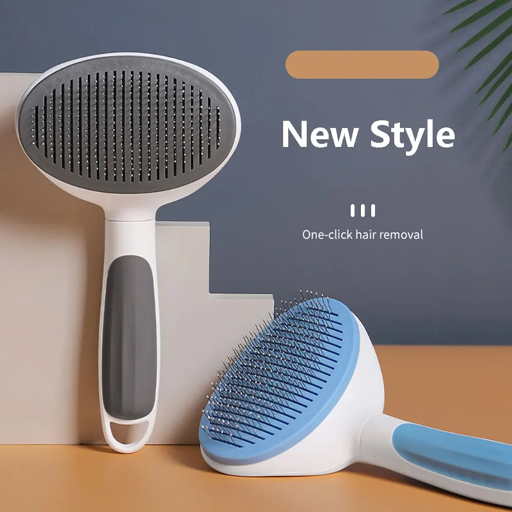 Dog Cat Brush Self Cleaning Slicker Brush for Short and Long Hair Shedding Grooming Brush to Remove Loose Hair Mats Tangles
Dog Cat Brush Self Cleaning Slicker Brush for Short and Long Hair Shedding Grooming Brush to Remove Loose Hair Mats Tangles
