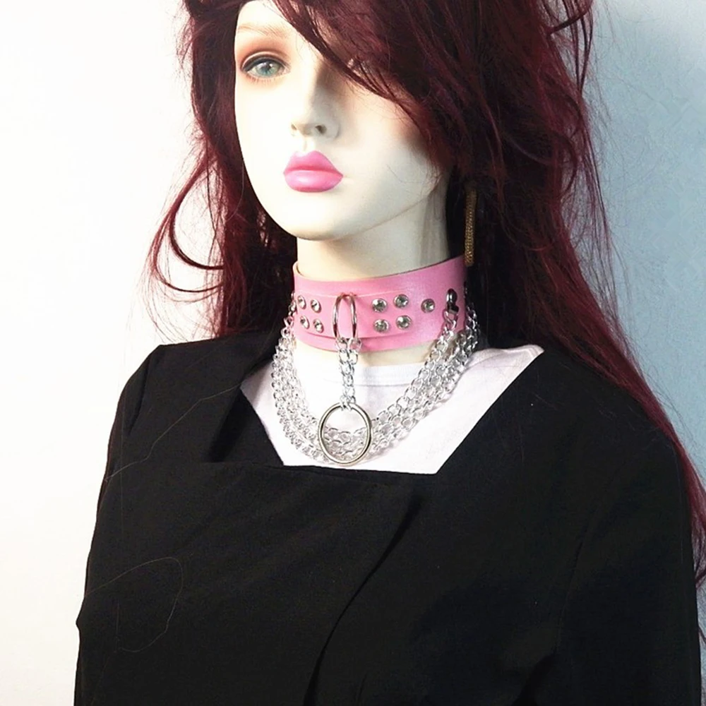 Aesthetic Gothical Accessories With Spikes Collar Women Emo Choker Men's Leather NecKLACE Jewelry Punk Chocker Neck
Aesthetic Gothical Accessories With Spikes Collar Women Emo Choker Men's Leather NecKLACE Jewelry Punk Chocker Neck