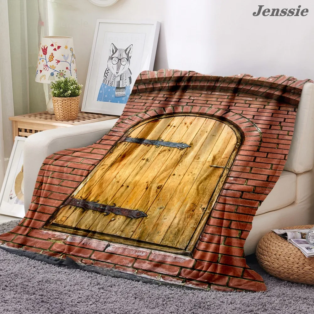 Retro Wooden Door Coral Fleece Flannel Blanket Wooden Printing Soft Warm Fluffy Blanket Rural Art Architecture Blanket for Home
Retro Wooden Door Coral Fleece Flannel Blanket Wooden Printing Soft Warm Fluffy Blanket Rural Art Architecture Blanket for Home